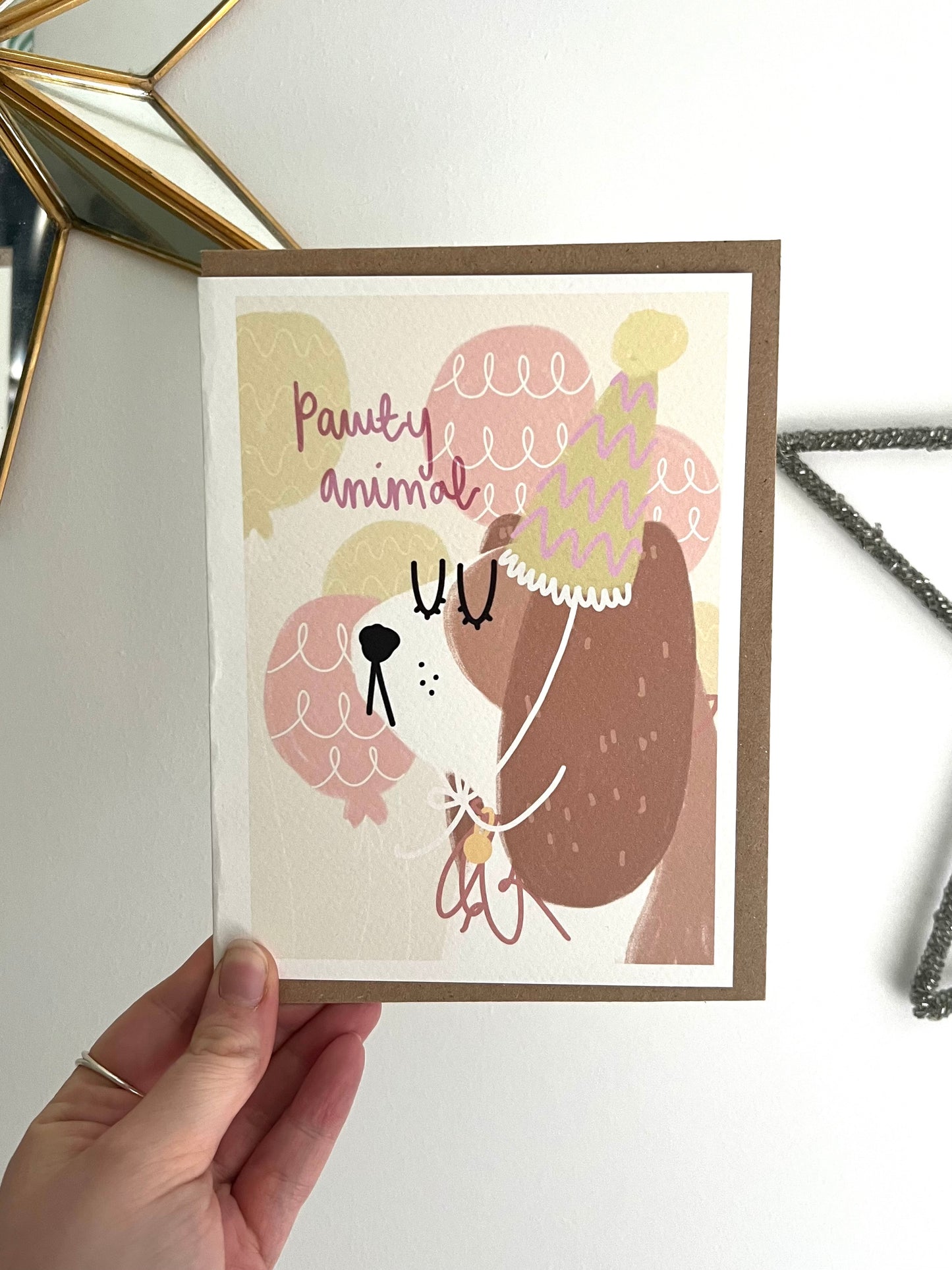 Pawty Animal Greetings Card