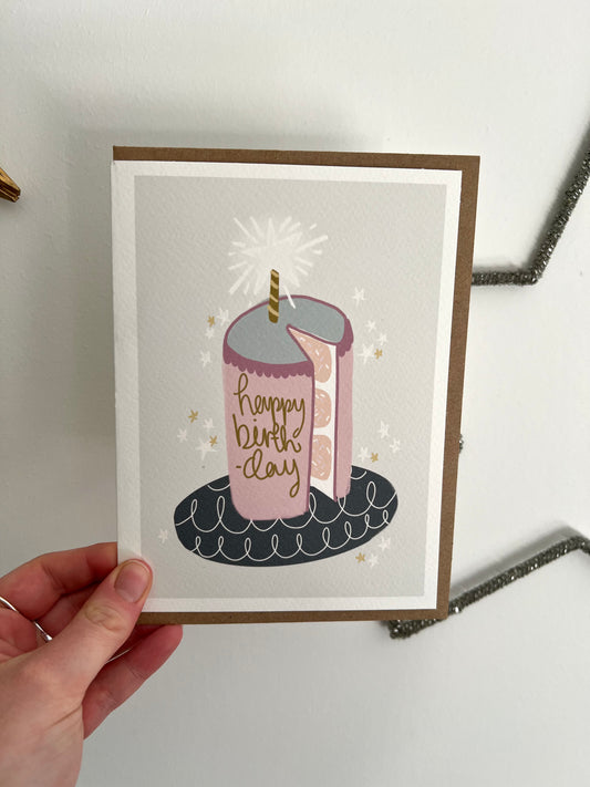 Birthday Cake Card