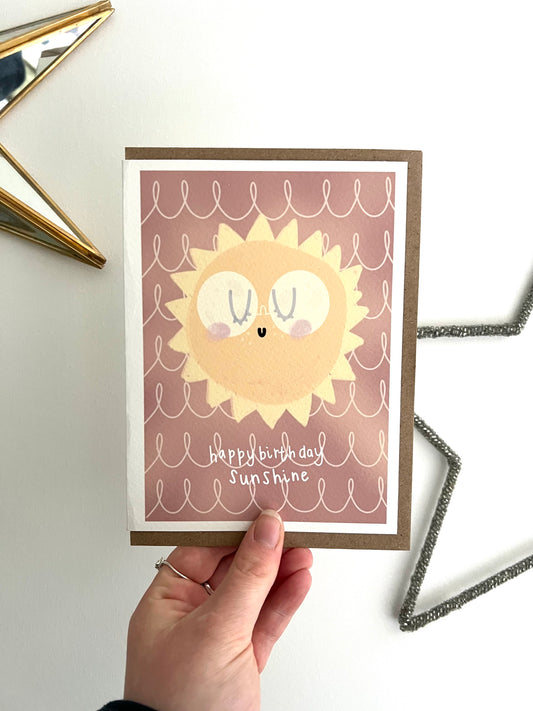 Sunshine Birthday Card