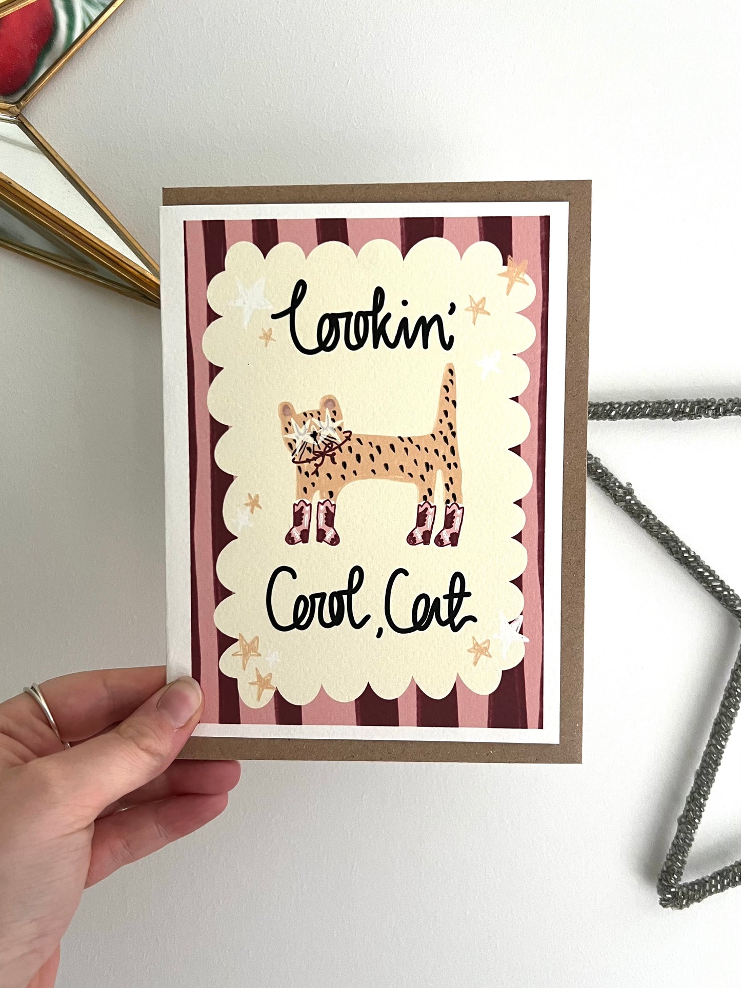 Lookin’ Cool Cat Greetings Card