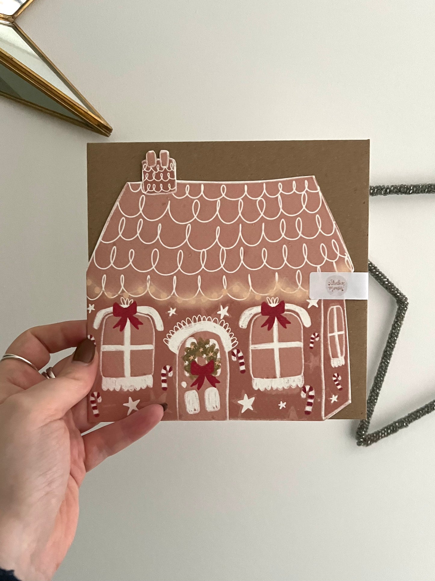 Gingerbread House Greetings Card