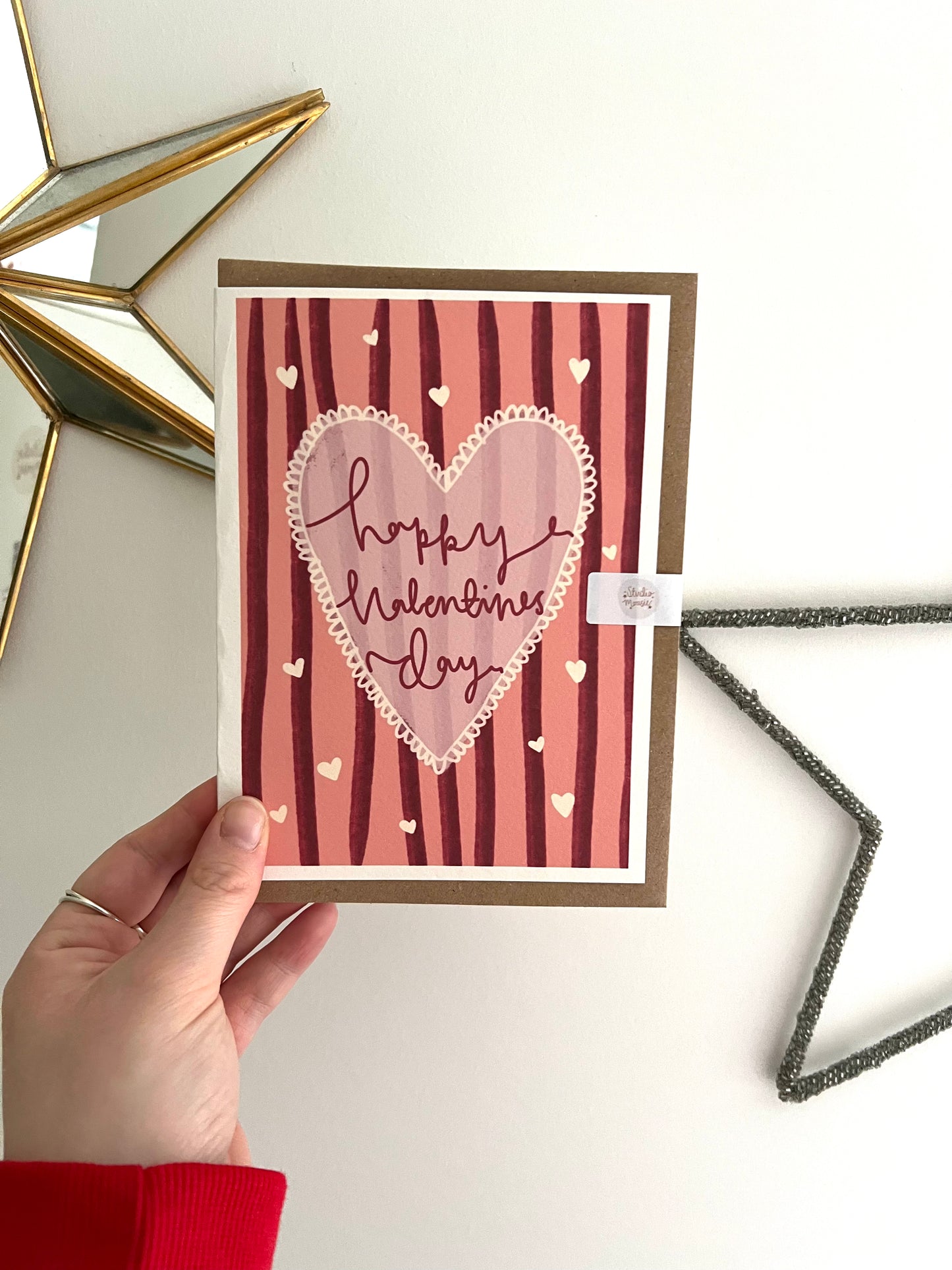 Vintage Heart Valentine's Card